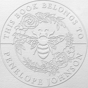 Custom Book Embosser, Personalized Embosser stamp,Book Embosser,Scrap booking Embosser, Personalized envelopes embosser, Book lover Gift