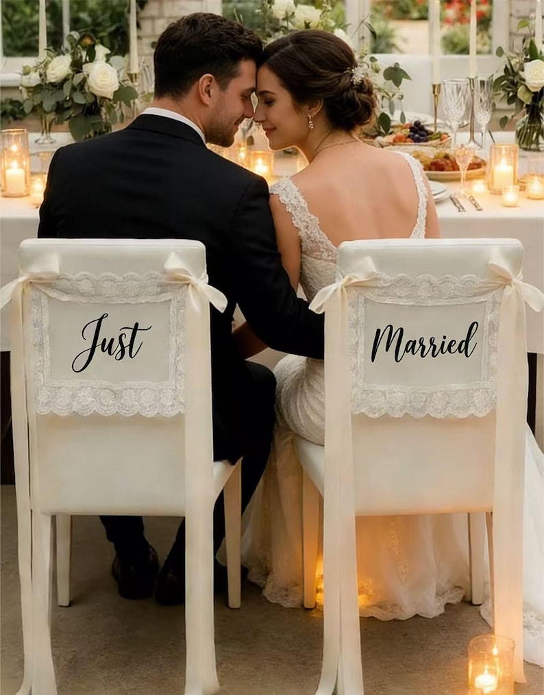 Ensemble de 12 bougies Just Married main image 1