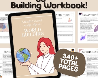 World Building Guide & Workbook: Fantasy, Sci-Fi, TTRPG, DND (PDF)