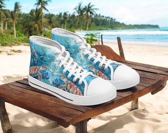 靴 BEACH Ocean Wave Inspired Sneakers, Beach Converse, Coastal Style