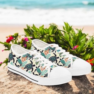 Custom Personalized Turtle Sneakers - Gift Idea For Turtle Lover