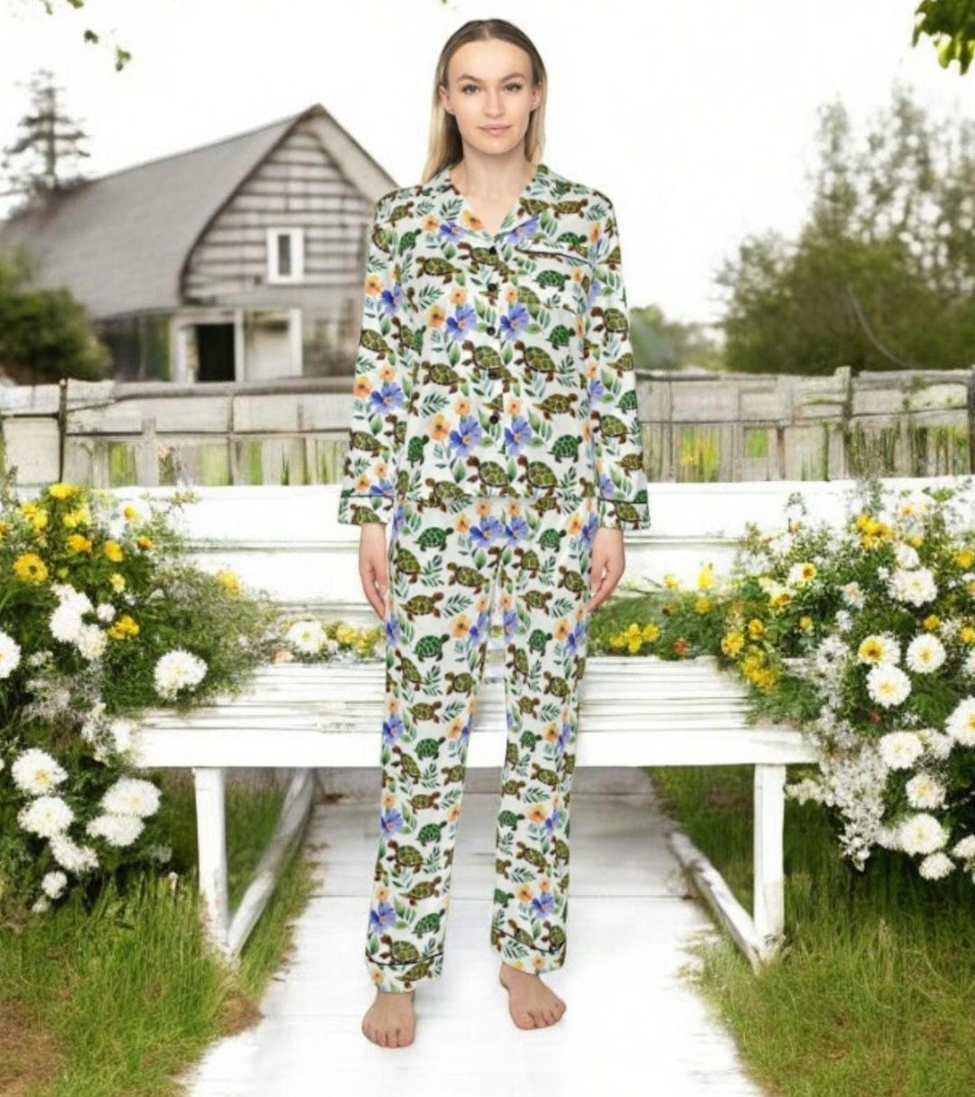 2025 Spring & Easter 4 Legged PAWjamas with Turtle Neck (Available in any pattern)