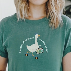 AAC Advocacy T-shirt for SLP Shirt for Therapist Gift Communication Human Right Shirt