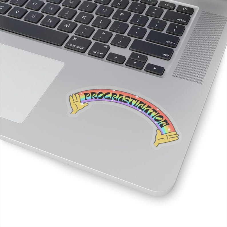 Sticker - Procrastination | ADHD Humor Decal, Fun Personalization for ...