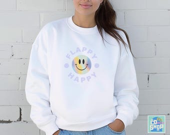 Inclusion Sweatshirt, Garment-Dyed Crewneck, Cozy Cotton-Poly Blend, Everyday Comfort Wear, Uplifting Design, Gift for All