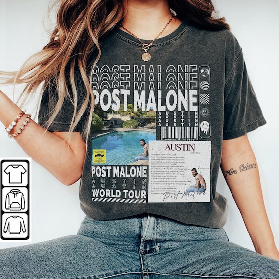 Post Malone Rap Shirt Y2K 90s Merch Vintage Album Austin - Etsy