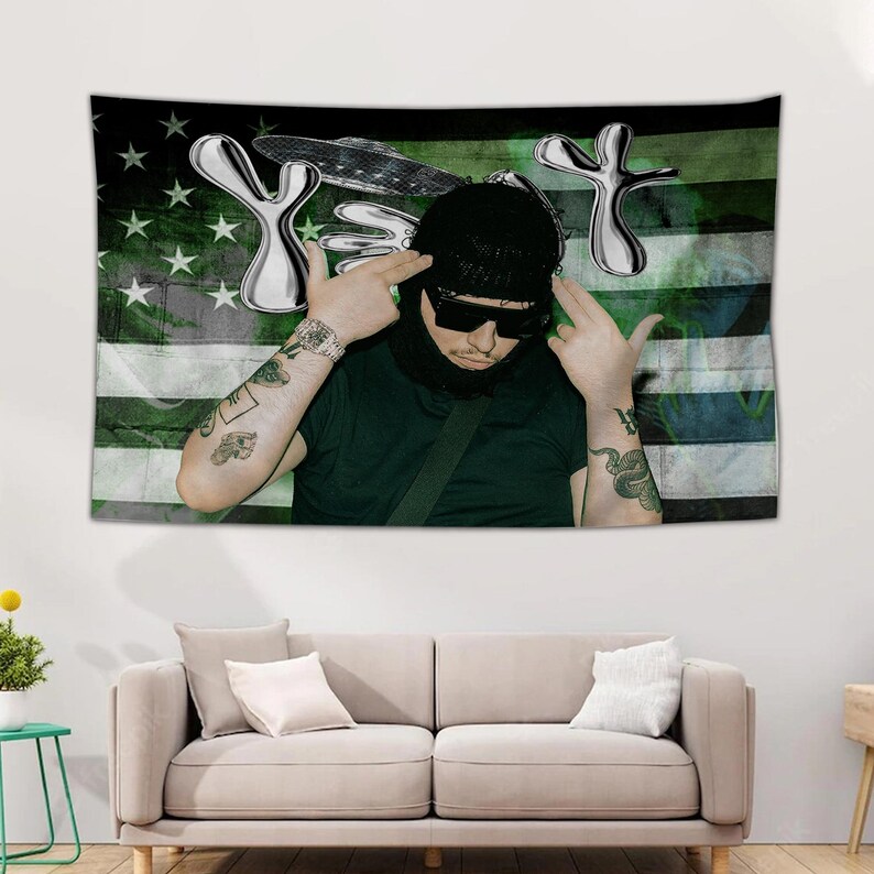 Yeat Rap Music Tapestry Yeat Tour Flag Banner American Us Etsy