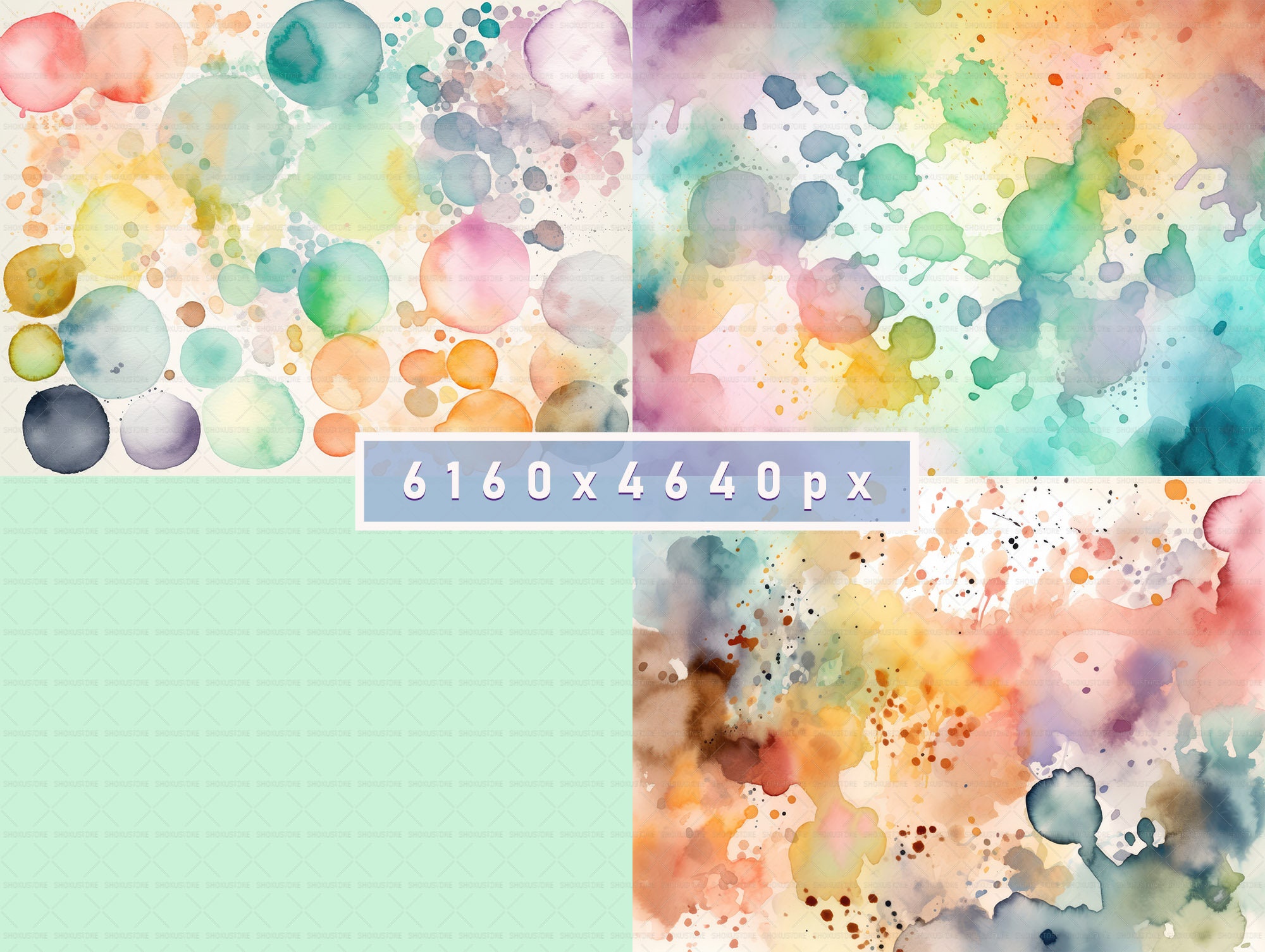 Watercolor Splotches Background, Watercolor Splashes Background ...