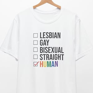 Human Pride Shirt, LGBT Transgender Equal Rights Rainbow, Peace Sunflower, Banned Books Activism, Pride Month Gift, Proud Mum