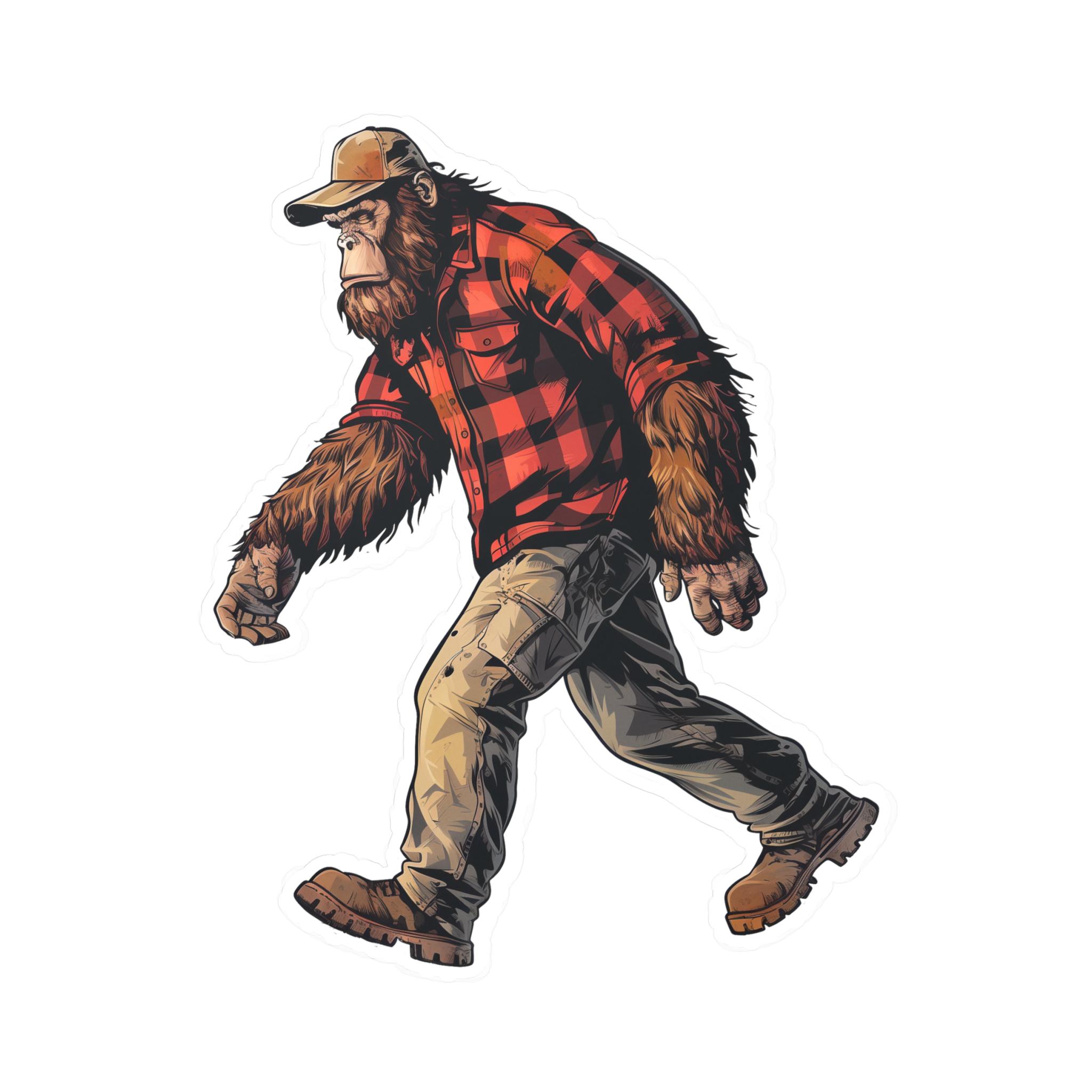 Bigfoot Vinyl Decal, Sasquatch Sticker, Vinyl Decal for Car Laptop ...