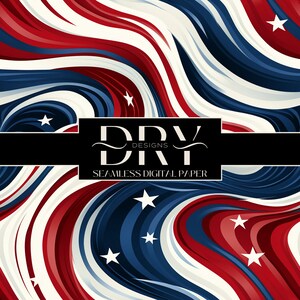 USA Patriotic Abstract Flag, SEAMLESS Craft Digital Paper, Instant Download, Sublimation, 9/11 Remember, American, September, Commercial Use
