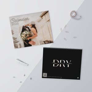 Calendario de pared personalizado 2025, cargue sus propias fotos, como bodas, viajes familiares, bebés nuevos o cualquier otra cosa, regalo para la oficina en casa