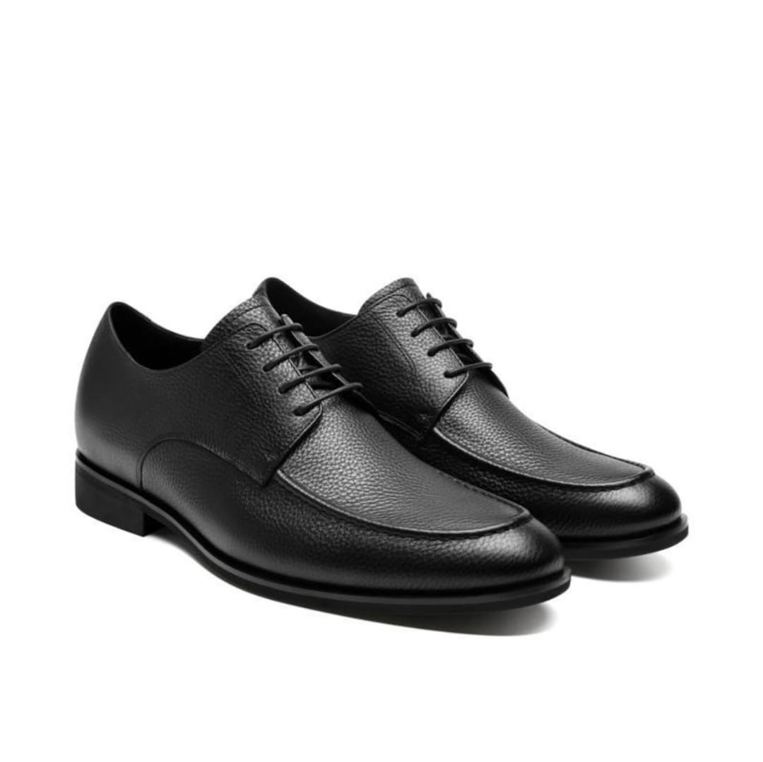 Black Derby Split Toe in Milled Leather Shoes for Men. Best Gift, Hand ...