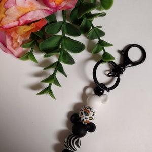 Custom metal beadable keychain, gift for adults or kids, gifts for men or women