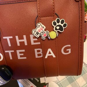 Beaded bag charm, silicone beaded bag tag, beaded drink charm, beaded charm for purse, purse charms for ladies