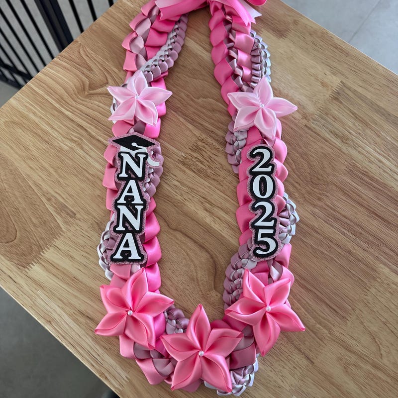 💖Buy 2 Free Shipping💖Personalized Graduation Name Lei
