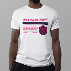 St Louis City Sc Performance Tshirt, MLS soccer shirt, STL Shirt, St Louis City Soccer Shirt, STL, Saint Louis, City Soccer, Stl Sports, mls