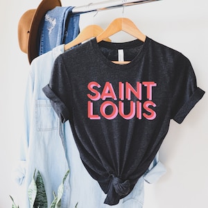 Saint Louis shirt, STL, Cute St Louis shirt, missouri shirt, stl tshirt, womens graphic tee, travel, souvenir, women&#39;s gift, midwest shirt