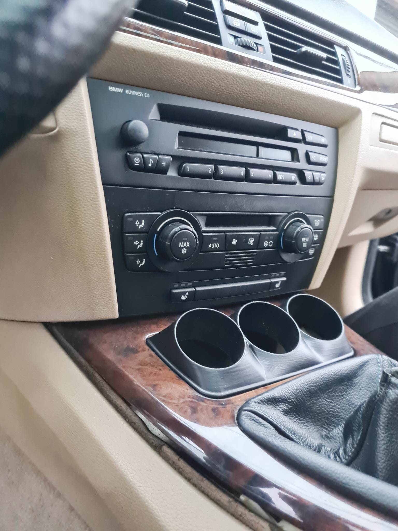 ⭐ BMW e90 e91 e92 e93 porte-gobelet console centrale insert imprimé en 3D  PETG