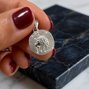 Zodiac Necklace - 925 Sterling Silver or Gold Plated Zodiac Coin Pendant - Unisex Gift image 16