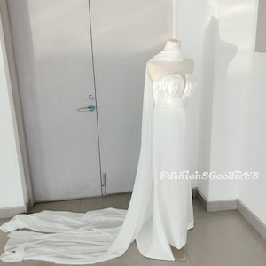 ウェディング シフォン スカーフ、さまざまな着用方法、カスタム カラー ウェディング スカーフ、ウェディング シフォン ショール、フォーマル パーティー シフォン ストール、ウェディング カバーアップ