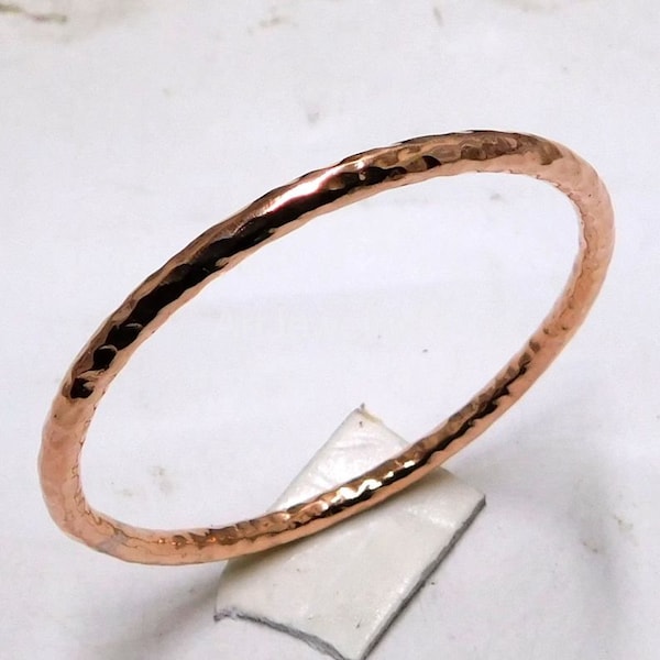 Hammered Solid Pure Copper Bangle, copper Bracelet, Solid Copper bangle, Healing Arthritis Copper Bangle, Bridesmaids Gift