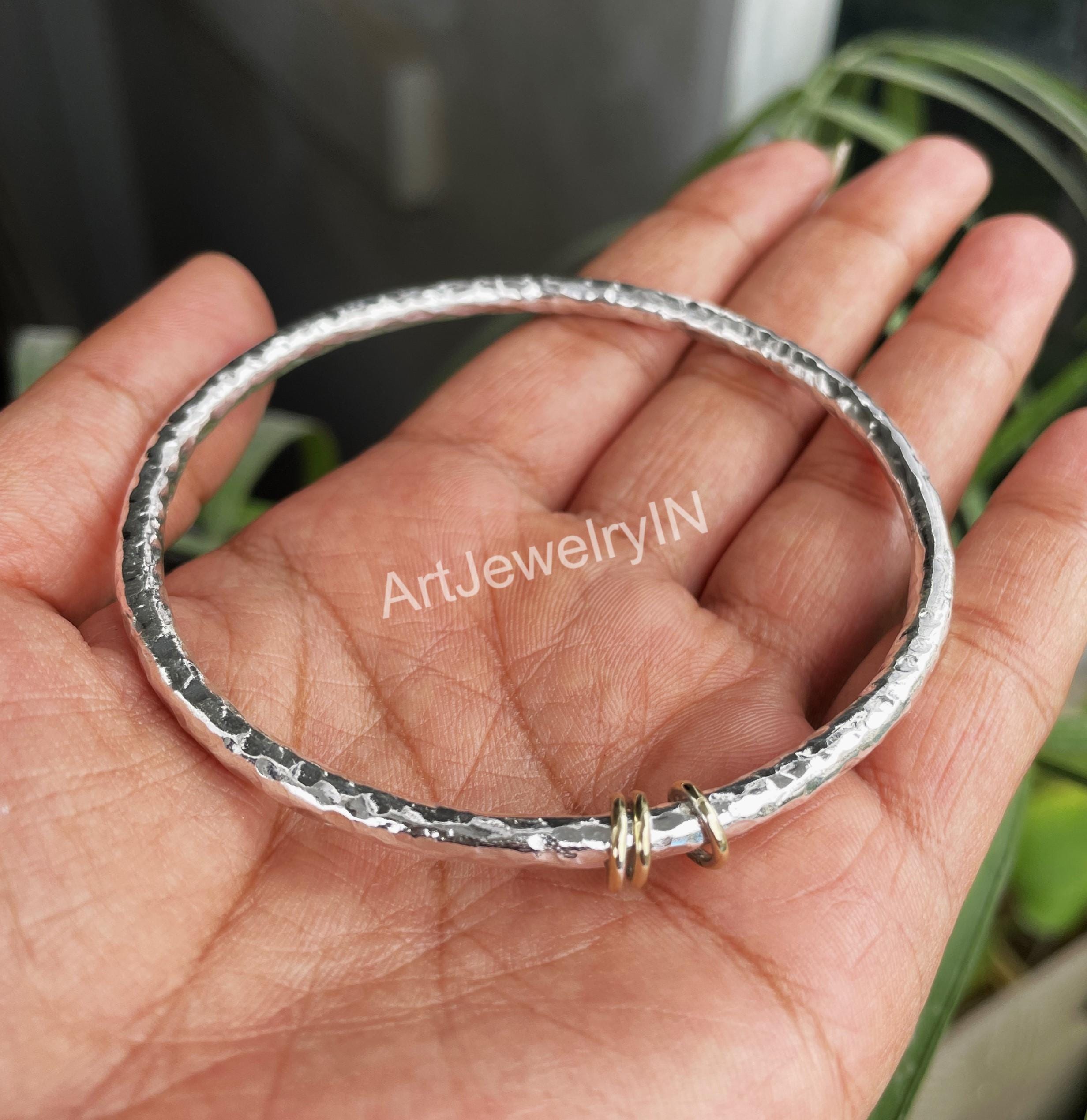 その他 GAL BANGLE Twisted Hinged Bangle in 14K Yellow Gold, 6MM, 7