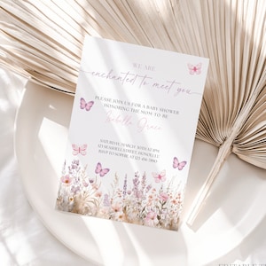 Enchanted Baby Shower Invitation We Are Enchanted To Meet You Baby Shower Invitation Enchanted To Meet You Baby Shower Invite Canva, 109