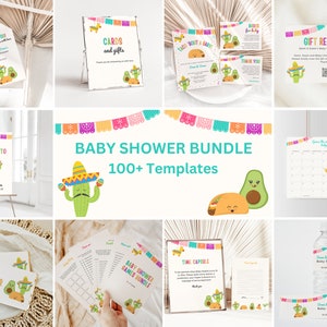 Taco ‘Bout A Baby Shower Invitation Bundle Taco Baby Shower Bundle Fiesta Baby Shower Invite Bundle Cactus Mexican Fiesta Invitation, 046