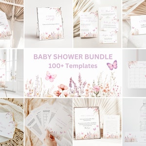 Enchanted Baby Shower Invitation Bundle We Are Enchanted To Meet You Baby Shower Bundle Enchanted To Meet You Baby Shower Games Canva, 109