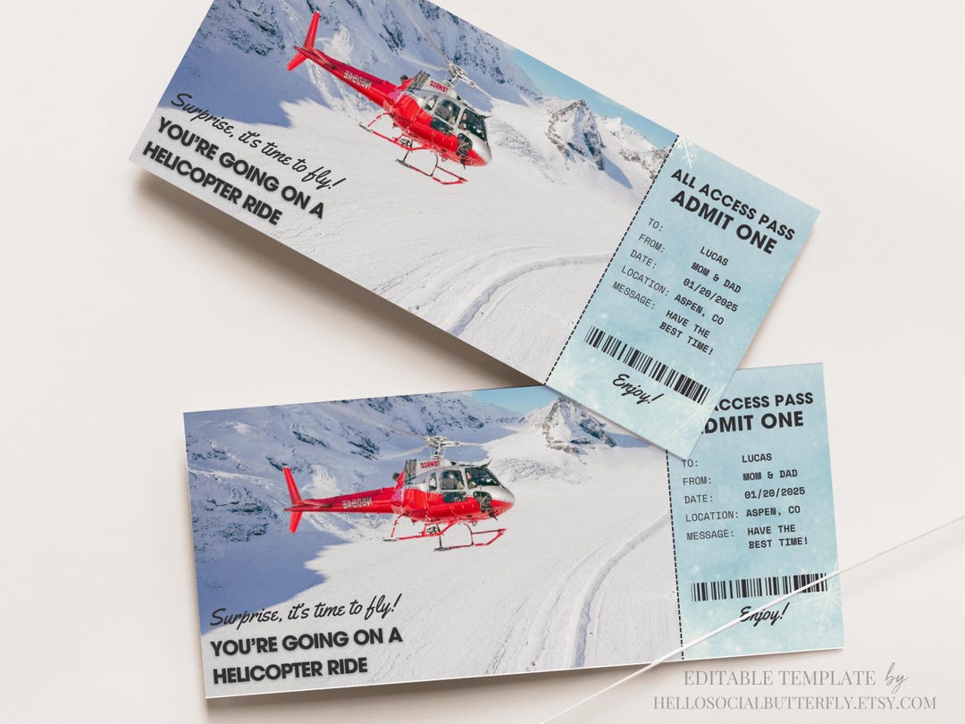 Drugstore Helicopter Ride Helicopter Ride Ticket Helicopter Flight Experience Gift Helicopter ...