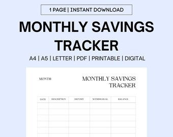Geld sparen Tracker, Savings Tracker Printables, Savings Tracker Bundle, Geld sparen Challenge Printable, Savings Challenge Chart, A4, A5