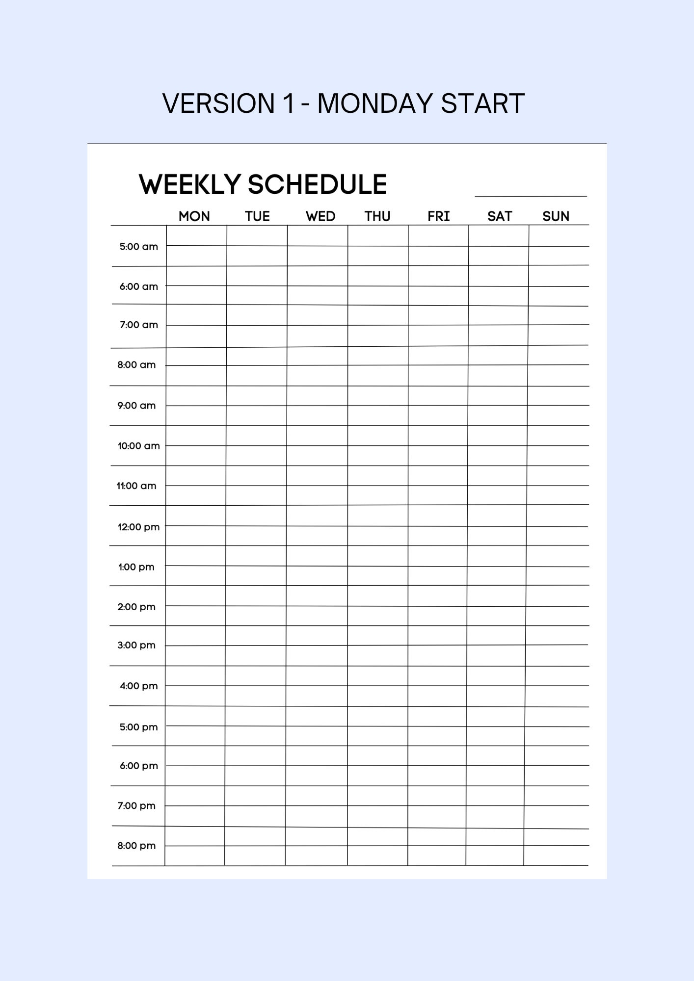 Time Tracker Printable, Time Log, Time Blocking Template, Time ...