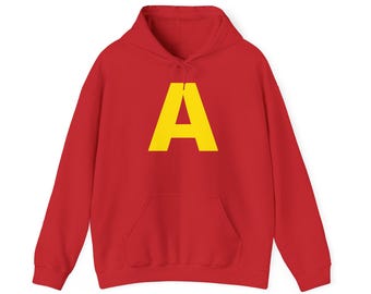 Sudadera con capucha de disfraz de Halloween de Alvin y las Ardillas: Alvin Rojo