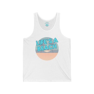 Funny Sayings | Tank top | Beach | Resort Wear | Vacation | Unisex Jersey Tank