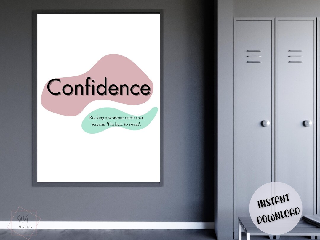 Exercise Wall Art Home Gym Poster Funny Fitness Poster Gym Etsy