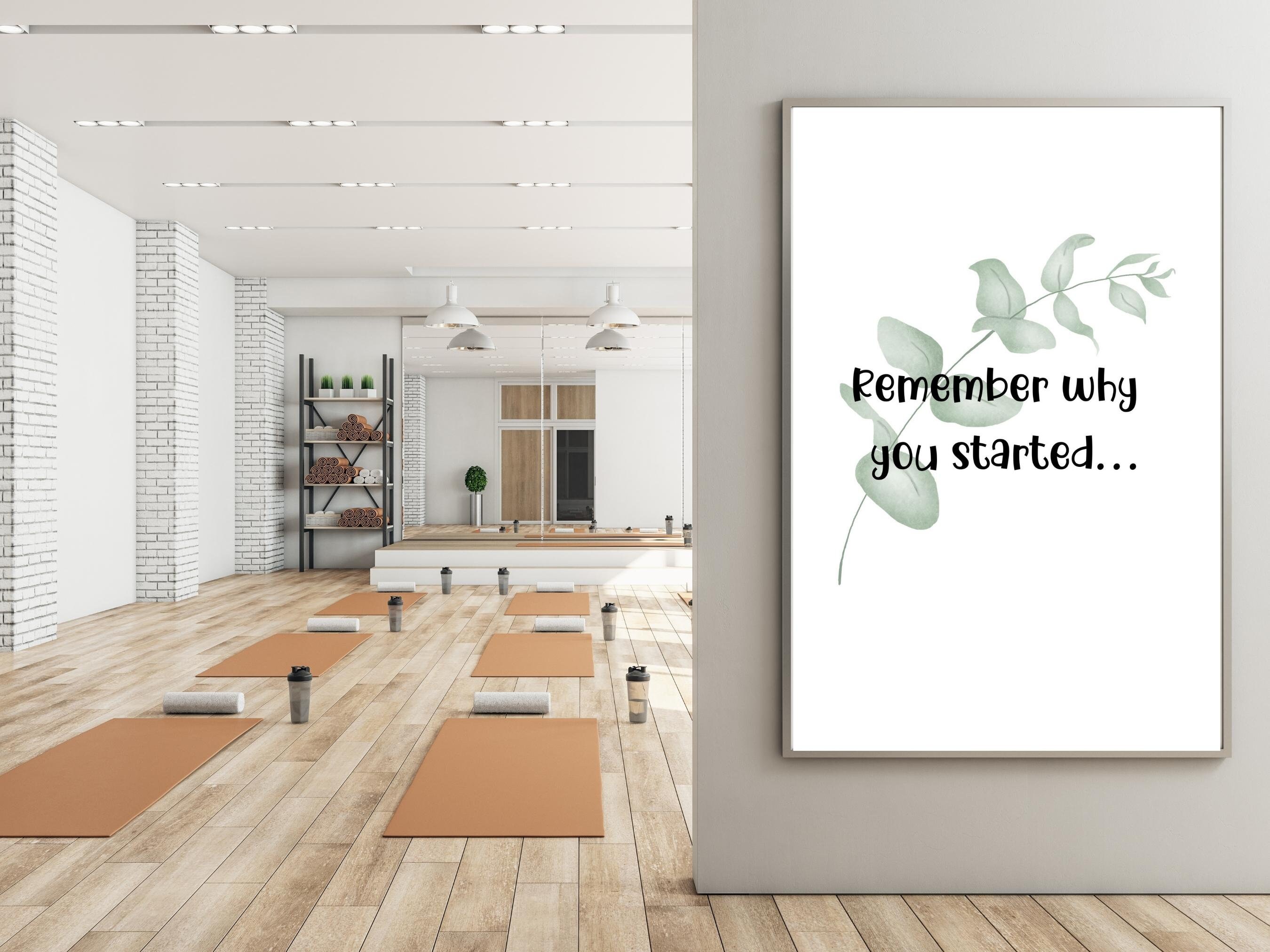 Exercise Wall Art Gym Poster Workout Room Wall Decor Etsy