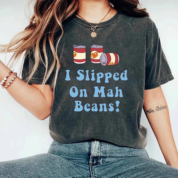 I Slipped On Mah Beans PNG, Grannies Quote PNG, Here Come Grannies PNG, Bandit Dad, Muffin, Bingo, Blue Dog Png