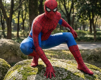 Spider-Man Brand New Day-cosplaykostuum, op film geïnspireerde bodysuit met masker