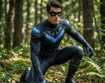 Vigilante-cosplay-bodysuit, superheld spandex-kostuum aangepast formaat