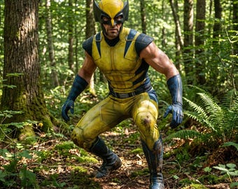 Insomniac Wolverine PS5 Cosplay, White Tactical Gaming Bodysuit, Armored Hero Suit, Custom Size