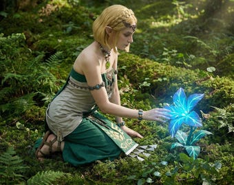 Zelda Tears of the Kingdom-cosplaykostuum, prinsessenjurk