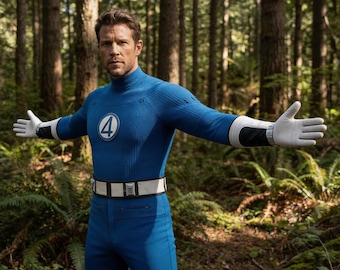 Mr. Extended-cosplaybodysuit, superheldenkostuumset, aangepast formaat