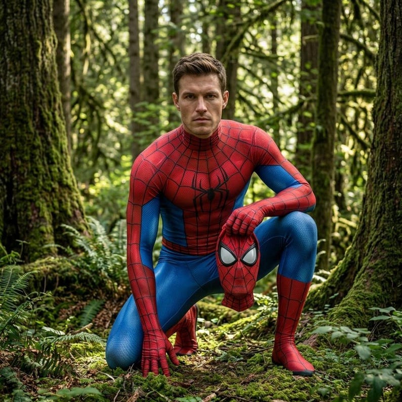 Spider-Man Brand New Day Cosplay Bodysuit with Mask, Movie Inspired Superhero Costume image 1