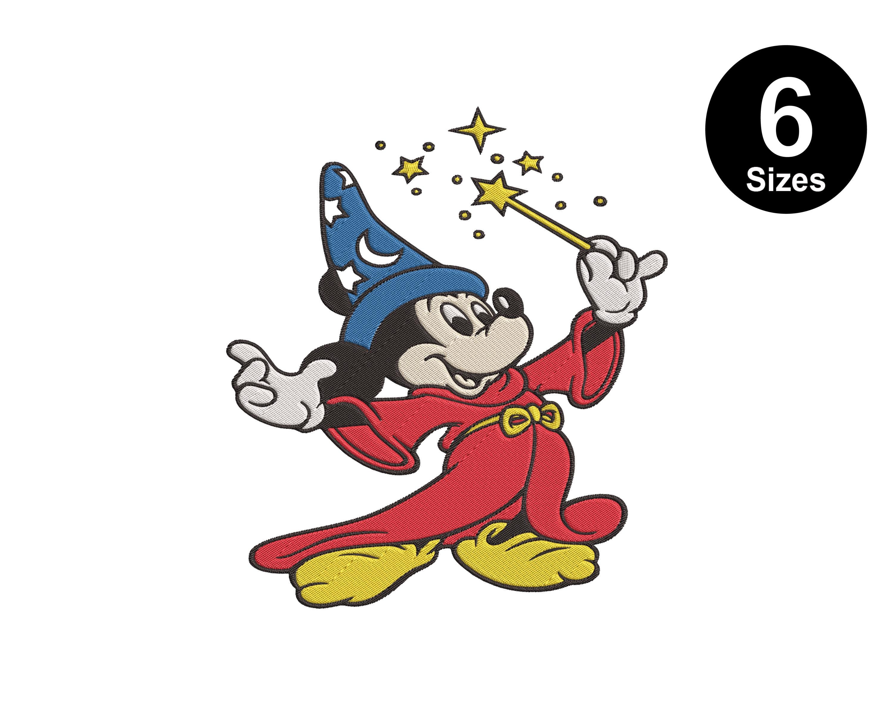 Fantasia Mickey Mouse Disney Embroidery Design, Instant Download