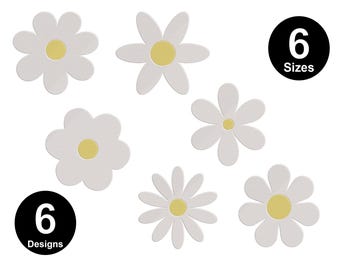 Mini Flowers Embroidery Design: Floral Bundle, 6 Sizes (Instant Download)
