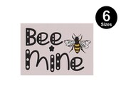 Bee Mine Embroidery Design: Valentine's Day Machine Embroidery (Digital Download)