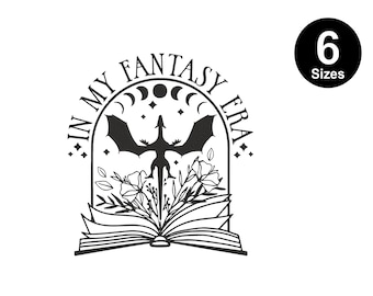 In My Fantasy Era Embroidery Designs, Instant Download, 6 Sizes