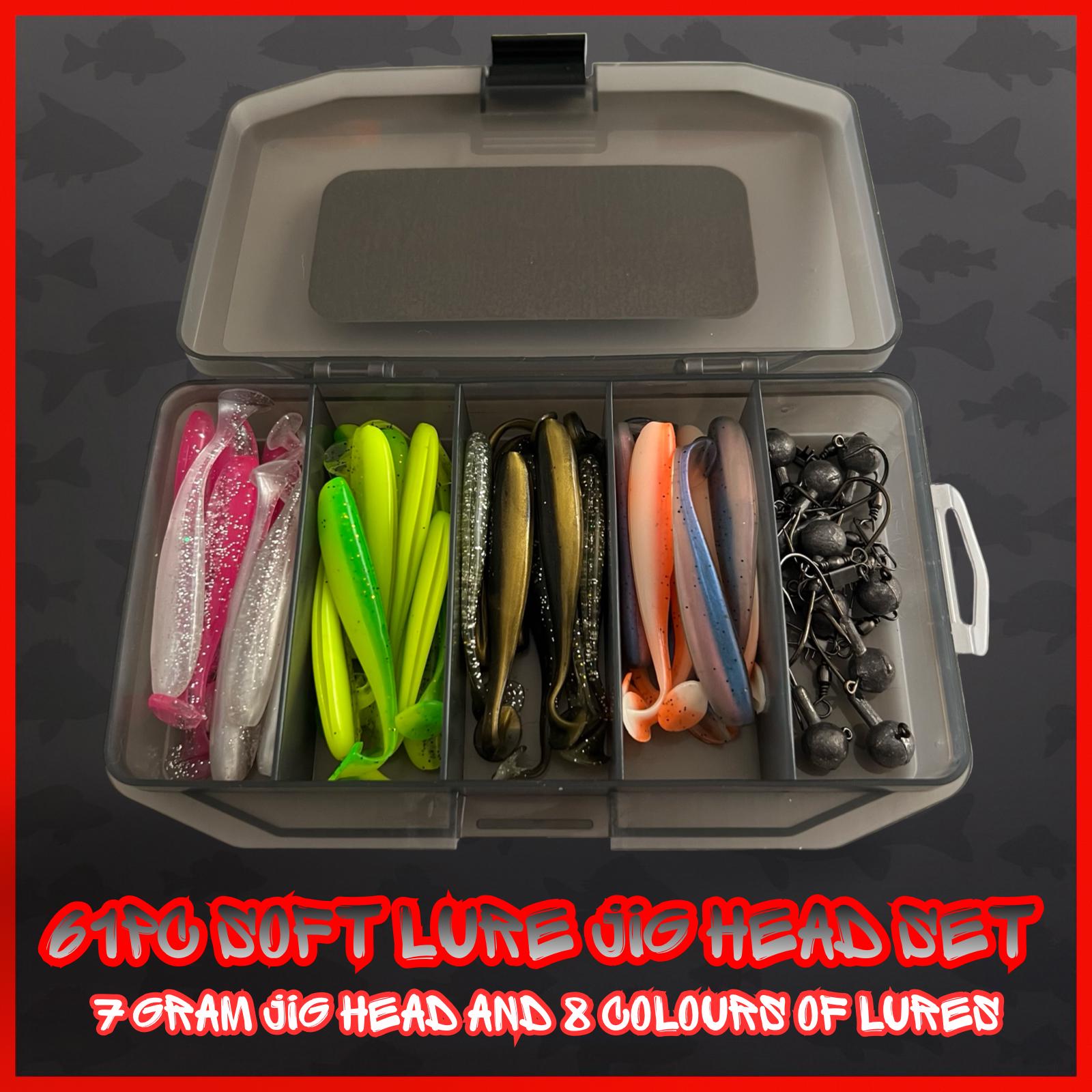 Kit Pêche Carnassier Lot De 55 Leurres Souples Pour Carnassiers 10 Kit Pêche Carnassier Lot De 55 Leurres Souples Pour Carnassiers 10