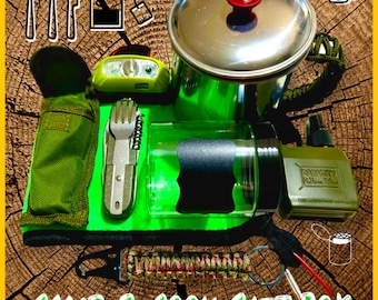Camping Cook & Brew Gift Box: Outdoor Survival Set
